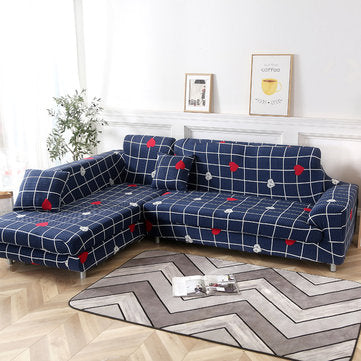 1/2/3/4 Seat Elastic Couch Sofa Cover Armchair Slipcovers for Living Room ... (SOFA COVER: FOURSEAT)