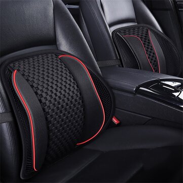 Universal Car Back Support Chair Cushion Massage Lumbar Support Waist Cushion Mesh Cus... (TYPE: #3)