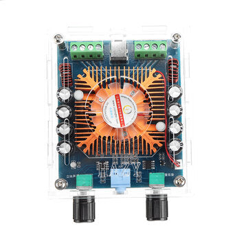 XH-A372K DC12~14.4V 4*50W High Power 4-channel Output Car Amplifier Board TDA7850 High Power Audio A