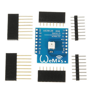 3Pcs Geekcreit WS2812B RGB Shield Expansion Module For D1 Mini Development Board