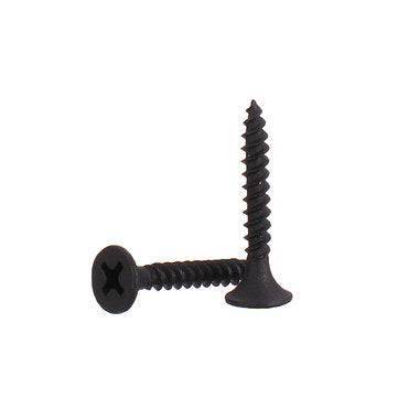 Suleve M3.5CP5 1000Pcs M3.5 Cross Black Recessed Flat Head Self Tapping Ash Phosphorus Drywall Metri