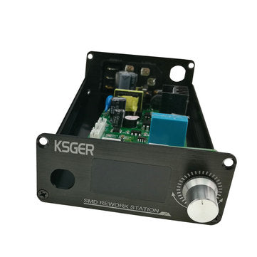 KSGER 1.3inch 858D Hot Air Heater Rework Station STM32 OLED Temperature Controller 4Pcs Nozzles