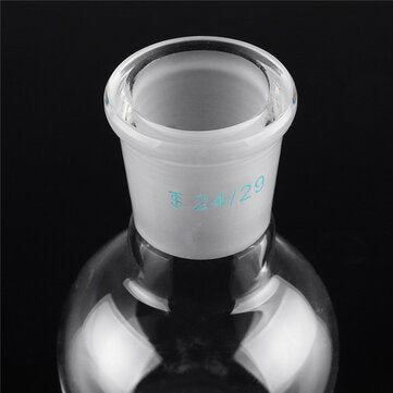 Lab Glass Soxhlet Extractor Condenser Set w/ 60ML Flat Bottom Flask 225MM Tube