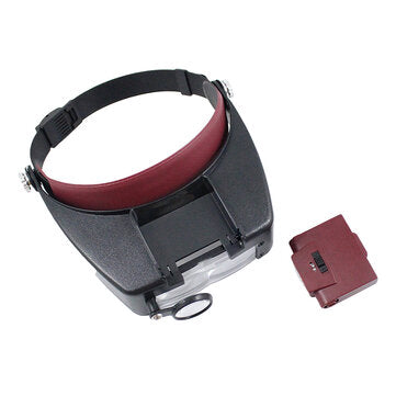 1.5X 3X 6.5X 8X LED Watch Maintenance Magnifying Glasses For Reading Optivisor Magnifying Glass Loup