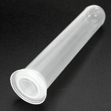 10Pcs 20mL Round Bottom Centrifuge Tube Clear Polypropylene EP Tube with Cap
