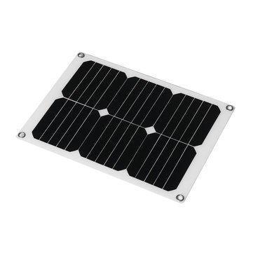 15W Monocrystalline Solar Panel Dual USB Output Solar Powered Panel With Charger Battery clip