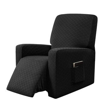 Waterproof Recliner Stretch Sofa Cover All-inclusive Non-slip Elastic Sofa Couch C... (COLOR: BLACK)