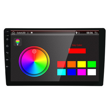 YUEHOO 10.1 Inch 2 DIN for Android 8.0 Car Stereo Radio Player 4 Core 2+32G Touch Screen 4G bluetoot