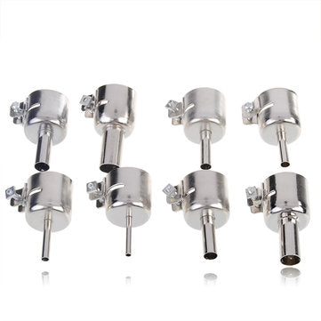 8Pcs 850 Heat Gun Nozzle Hot Air Desoldering Station Gun Mouth