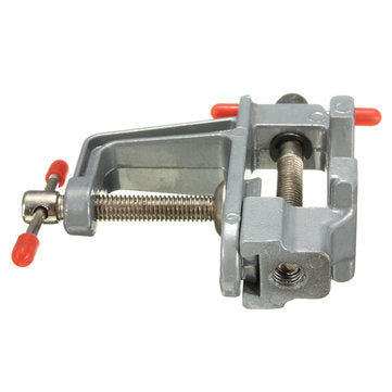 Aluminum Miniature Small Clamp On Table Bench Vise Tool