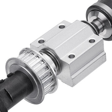 Machifit No Power Spindle Assembly Small Lathe Accessories B16 Drill Chuck Trimming Belt Set