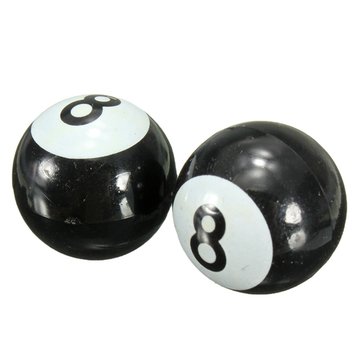 8pcs Universal Car Truck Motor Bike Pool 8 Ball Tire Air Valve Stem Caps Wheel Rim Caps Bolt