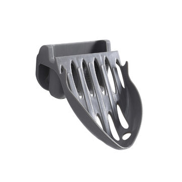 Non-Perforated Double-Layer Soap Box Strong Non-Stick Paste Bathroom Drain Toilet ... (COLOR.: GREY)