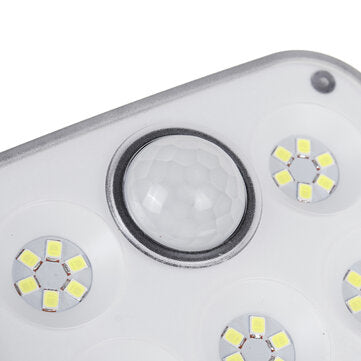78 LED Wall Lamp Solar Light Motion Sensor IP65 3-Heads Rotatable Street Lamp