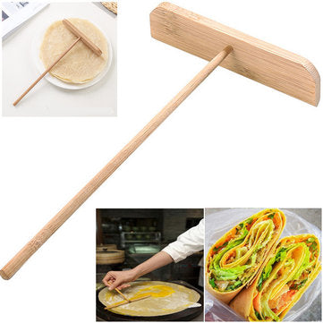 Specialty Crepe Maker Pancake Batter Wooden Spreader Stick Pancake Scraper Home Frying Pan Kitchen T