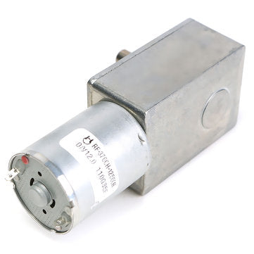 5Pcs 12V 2RPM Reversible High Torque Turbo Worm JGY370 Geared DC Motor