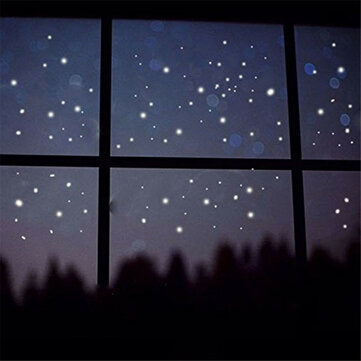 400pcs Luminous Glow In The Dark Star Round Dot Wall Sticker Home Ceiling