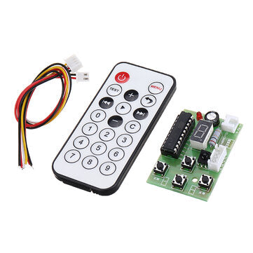DC 4V-6V Stepper Motor Driver Controller Integrated Board 2-phase 4-wire Speed Adjustable with Remot