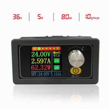 XYS3580 DC DC Buck Boost Converter CC CV 0.6-36V 5A Power Module Adjustable Regulated Laboratory Pow