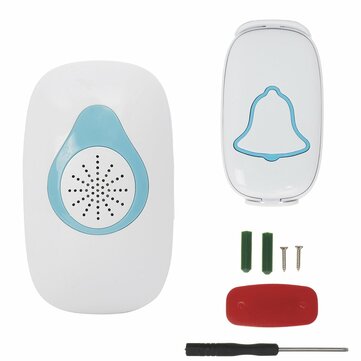 Smart Wireless Doorbell Plug & Play Door Bell Kit Plug-in Receiver Waterproof