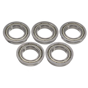 5pcs F6802ZZ Flange Ball Bearings 15x24x5mm Deep Groove Ball Bearings