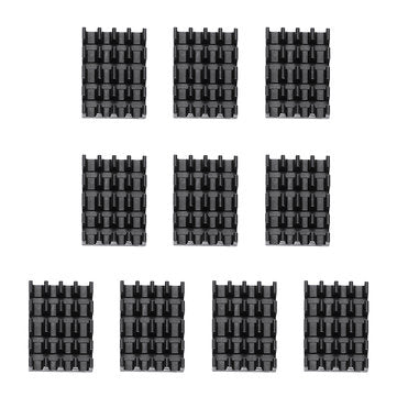 10Pcs 19x14x7mm Heat Sink Chip Special Radiator Aluminum Heat Conduction