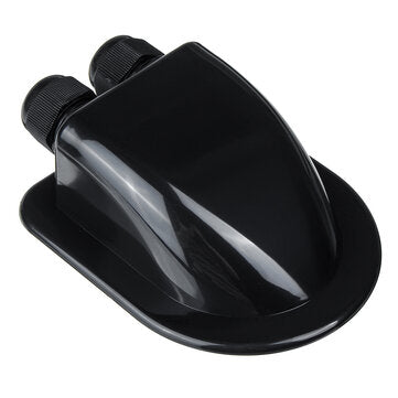 Solar Double Cable Entry Gland Box Curved Cable Connector Waterproof ABS For Rv Campervan Boat