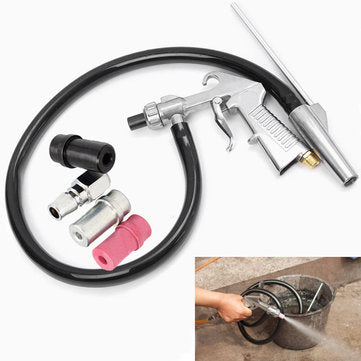 Sand Blaste Sandblasting Kit & Nozzle Quick Connector Glass Derusting Tools