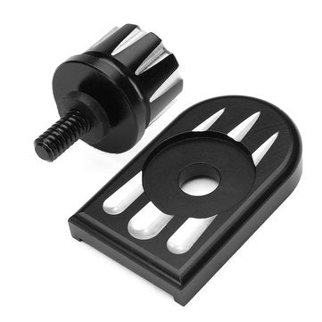 Seat Bolt Screw Mount Tab Cover For Harley Dyna Street Glide Fatboy 96-15 1/4-20