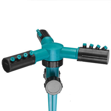 Garden Sprinkler 360 Rotating Adjustable 3 Arms Lawn Gardening Watering System