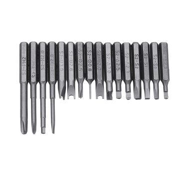 56pcs Screwdriver Bit Set Alloy Steel Screwdriver Accessories Hex Shank Screwdriver Bits