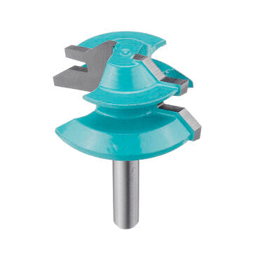 Drillpro 1/4 Inch Shank 45 Degree Lock Miter Router Bit 1-1/2 Inch Cutting Diameter Tenon Woodworkin
