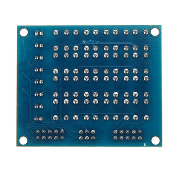 5pcs 8 LED 4x4 Push Button Switch 16 Keys Matrix Independent Keyboard Module For AVR ARM STM32