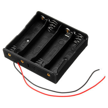 3pcs Plastic Battery Storage Case Box Battery Holder For 4 x 18650 Battery