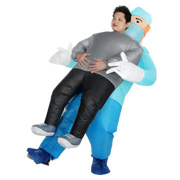Halloween Doctor Holding People Inflatable Clothing Stage Performance Inflatable Clothing Devil Funn
