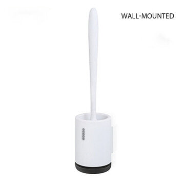 TPR Toilet Brush and Holder Cleaner Set Floor-standing Bathroom Cleaning Brush Tool (TYPE: B)