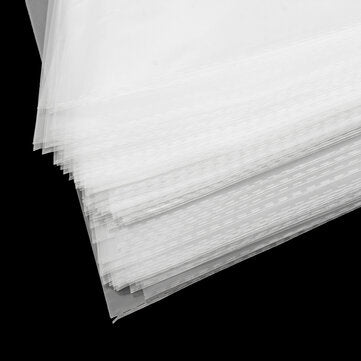 100Pcs/Set Antistatic Clear Outer Plastic Cover Sleeves for 12`` LP LD Vinyl
