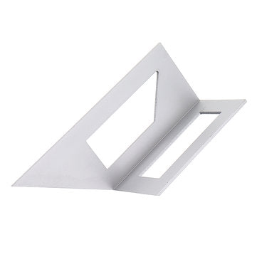 Drillpro Aluminum Alloy Woodworking Scriber T Ruler 45/90 Degree Angle Ruler Angle Protractor Gauge