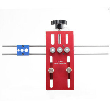 X700 3 in 1 Aluminum Alloy Dowelling Jig with Clamping System Set Wood Dowel Drilling Position Jig W