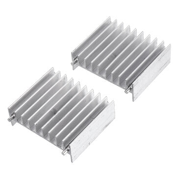 5pcs Transistor Radiator Power Amplifier Chip Heat Sink Thyristor Aluminum Heat Sink 47*16.5*40MM