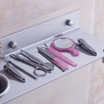 Hair Dryer Stand Storage Organizer Rack Holder Hanger Wall Mounted Bathroom Set for Home Bathroom St