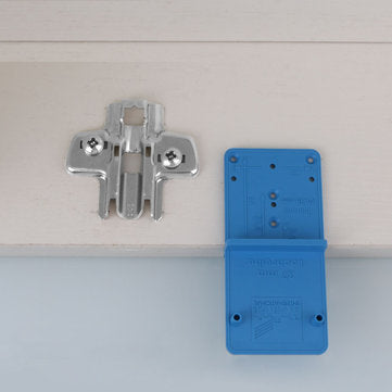 Drillpro Hinge Hole Drill Guide Locator Hole Opener Template Door Cabinets DIY Tool for Woodworking