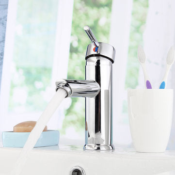 Brass Waterfall Basin Faucet Single Lever Mixer Bath Tap