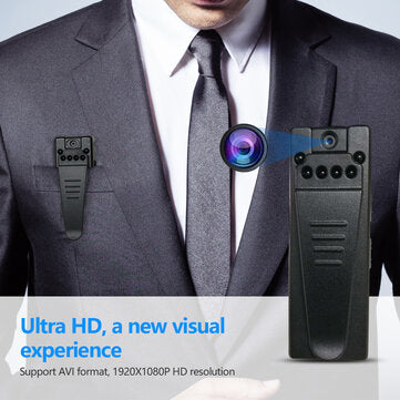 Z8 Mini HD Camera 1080P Back Clip Night Vision Camera  Micro USB Camera Small Camera