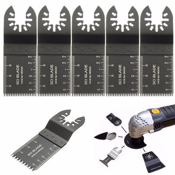 5pcs 35mm High Carbon Steel Long Teeth Saw Blade Oscillating Multitool