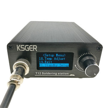 V2.1S T12 Digital Temperature Controller Soldering Station Electric Soldering Iron Tips T12-K + 907