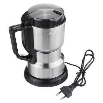 Electric Coffee Grinder Stainless Grain Food Bean Grinding Powder Crusher 400W