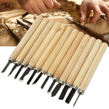 Wood Carving Hand Chisel Woodworking Tool Woodworkers Gouges 6Pcs/10Pcs/12Pcs  (PACKAGE: 6PCS)