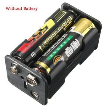 4-Slot 4 x AA Battery Back To Back Holder Case Box