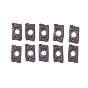 Machifit 10Pcs AOMT123608 Carbide Insert Cutter CNC Machine Milling Blade Carbide Tool